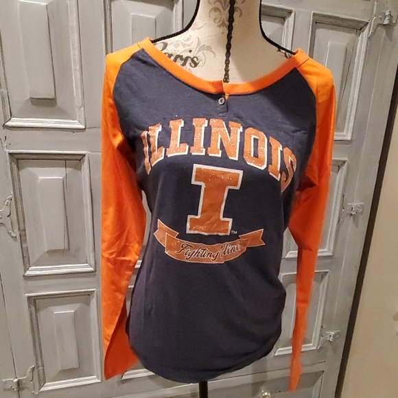 Colosseum Tops - NWT ILLINOIS FIGHTING ILLINI TEE